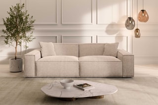 Canapé droit Lionel - Beige