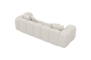 Canapé droit Nuvola - Blanc