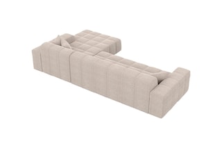 Canapé d'angle droit Cardano - Beige