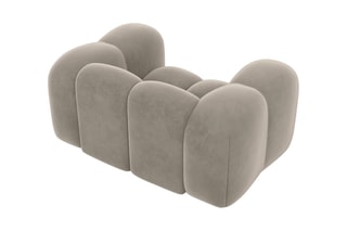 Fauteuil Nuvola Beige foncé