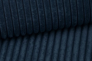 Canapé d'angle droit convertible Lenova - Bleu atlantique