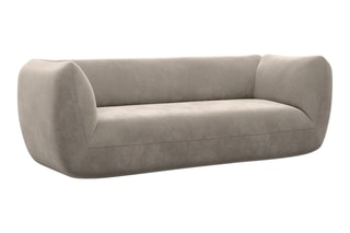 Canapé droit Leroy - Beige foncé