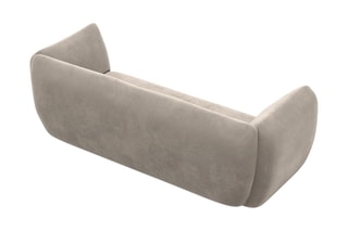 Canapé droit Leroy - Beige foncé