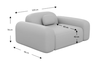 Fauteuil Labucca Beige foncé