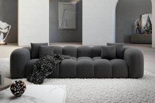 Canapé Nuvola - Anthracite - 4 places