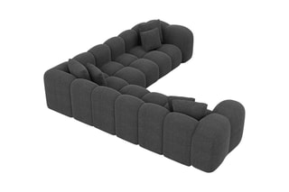 Canapé d’angle Nuvola - Anthracite