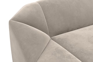 Canapé d'angle gauche Laguna - Beige foncé