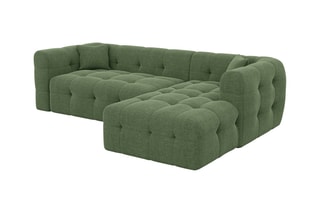 Canapé d'angle droit Baloo - Vert