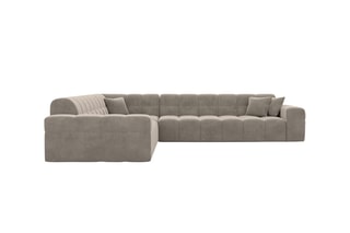 Canapé d'angle Cardano - Beige foncé
