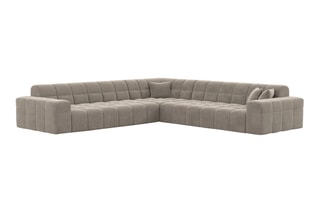Canapé d'angle Cardano - Beige foncé