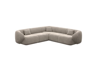 Canapé d'angle Maitano - Beige foncé
