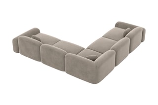 Canapé d'angle Labucca - Beige foncé