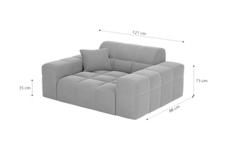 Fauteuil Cardano Beige