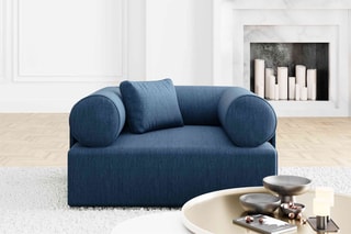 Fauteuil Ragusa Bleu foncé