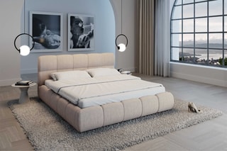 Lit-coffre Fabia - Beige