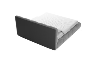 Lit-coffre Fabia - Gris clair
