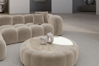 Table basse ronde Nuvola - Crème