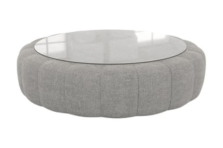Table basse ronde Nuvola - Gris clair