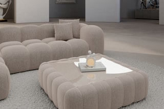 Table basse carrée Nuvola - Beige