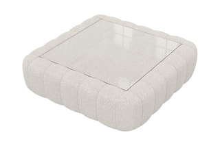 Table basse carrée Nuvola - Blanc