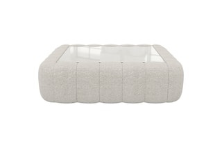 Table basse carrée Nuvola - Blanc