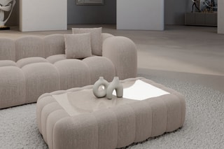 Table basse rectangulaire Nuvola - Beige