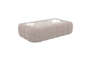 Table basse rectangulaire Nuvola - Beige