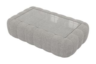 Table basse rectangulaire Nuvola - Gris clair