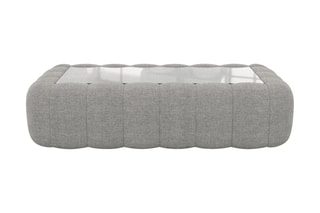 Table basse rectangulaire Nuvola - Gris clair