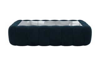 Table basse rectangulaire Nuvola - Bleu foncé