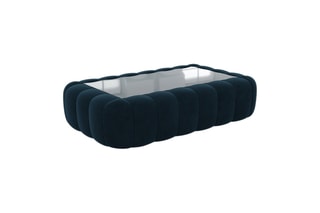Table basse rectangulaire Nuvola - Bleu foncé