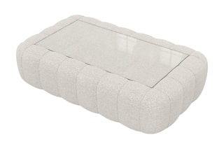 Table basse rectangulaire Nuvola - Blanc
