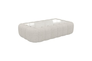 Table basse rectangulaire Nuvola - Blanc