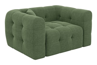 Fauteuil Baloo - Vert - En tissu structuré