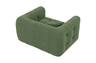 Fauteuil Baloo - Vert - En tissu structuré