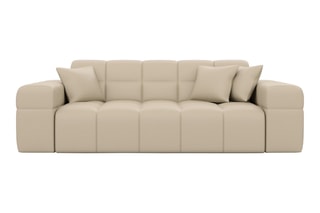 Canapé Cardano - Beige - 2 places - En cuir