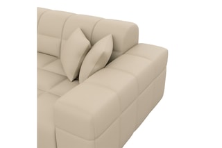 Canapé Cardano - Beige - 2 places - En cuir