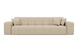 Canapé Cardano - Beige - 3 places - En cuir