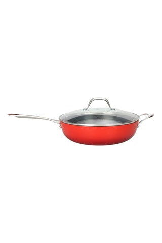 Gietaluminium Hapjespan met Deksel Airlron - 32 cm