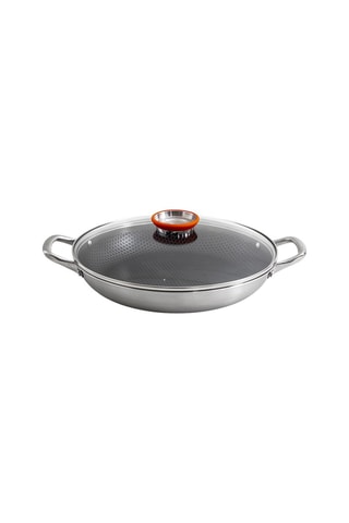 Roestvrijstalen Wokpan Blackcube - 32 cm