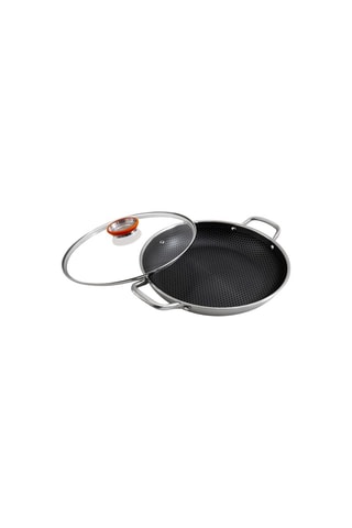 Roestvrijstalen Wokpan Blackcube - 32 cm