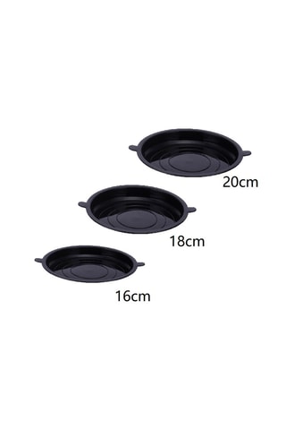 3 Hermetische Deksels 16 / 18 / 20 cm