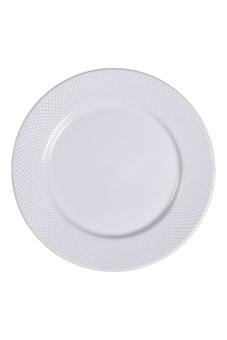 6 Platte Porseleinen Borden Serenity - 27 cm