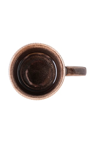 2 Aardewerk Mokken Cappuccino - 8,8 x 9 cm