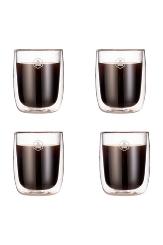 4 Espressokopjes - 6,3 cm - 10 cl
