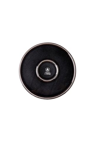 Aardewerk Servies Charbon - 12 Stuks