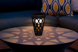 4 balises solaires LED - Blanc