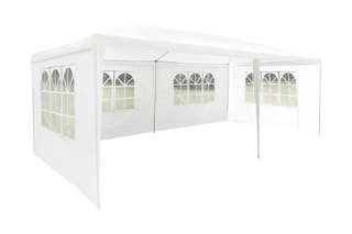 Tente de réception extérieure - Blanc - 6 x 2,5 x 3 m