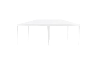 Tente de réception extérieure - Blanc - 6 x 2,5 x 3 m