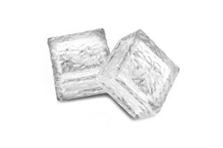 6 pavés solaires en verre 4 LED - Blanc